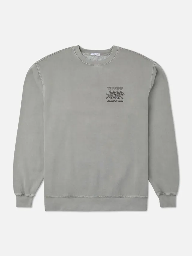 Katin Boys Bones Crew Sweatshirt mit Surf-Print