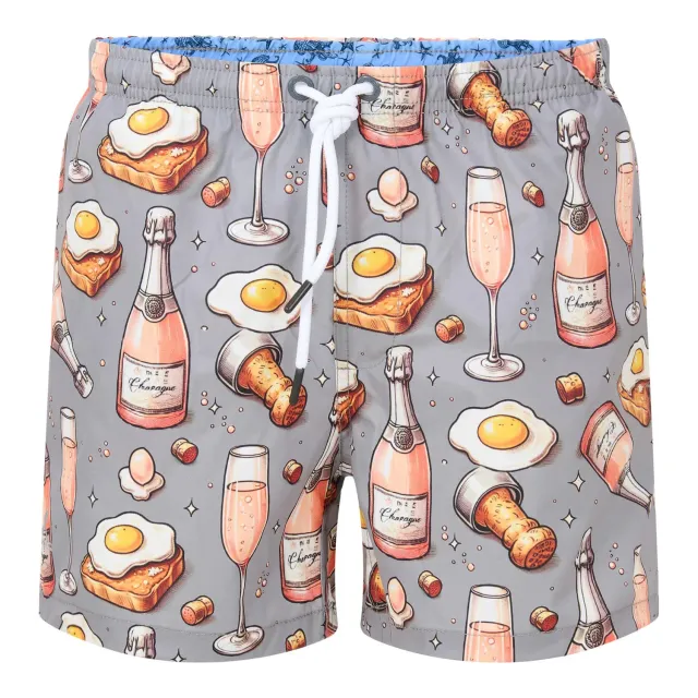 Ramatuelle Bubbles Badeshorts Herren kurz mit Print