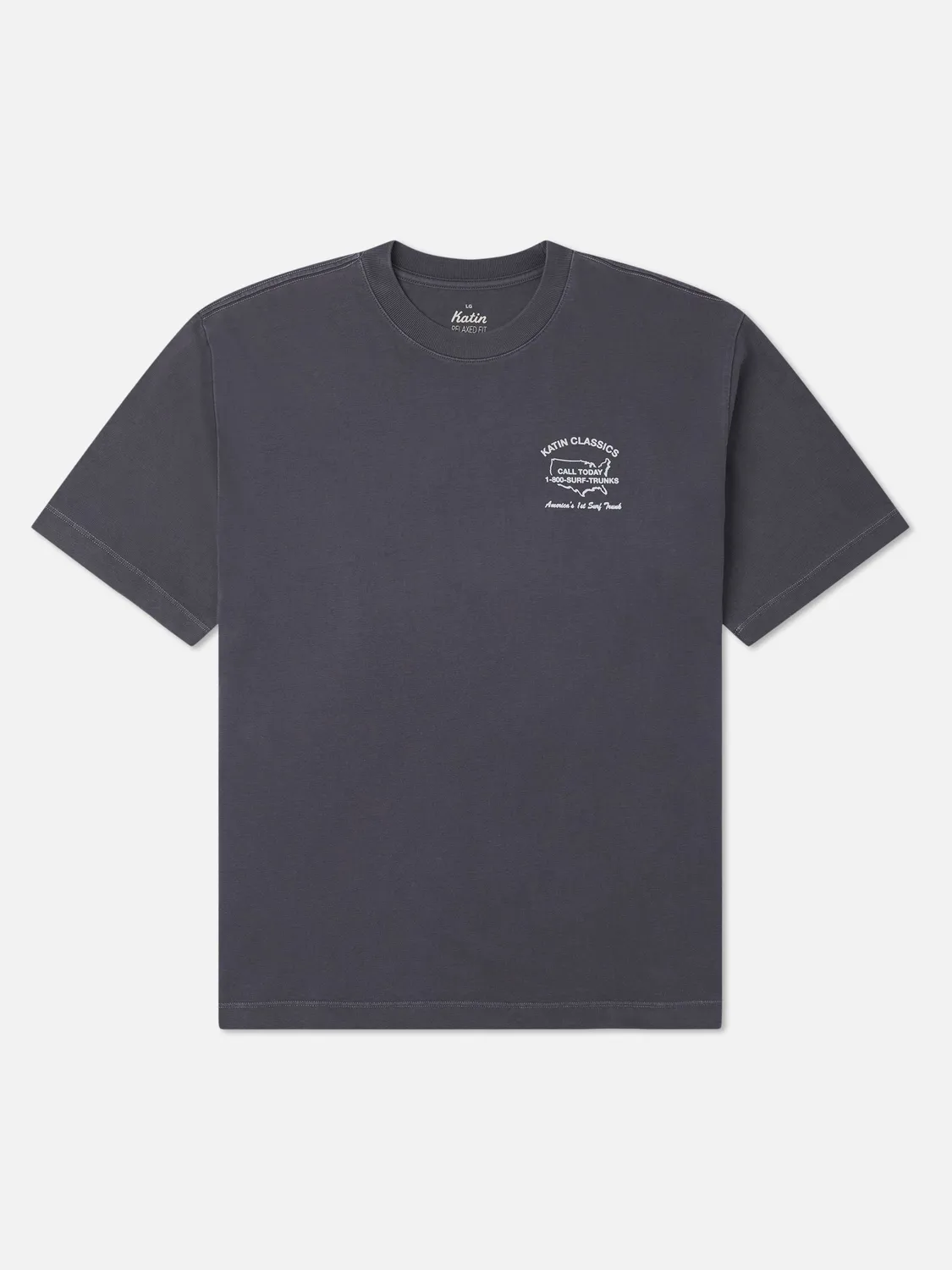 Katin States Box Fit T-Shirt Vintage-Grafik