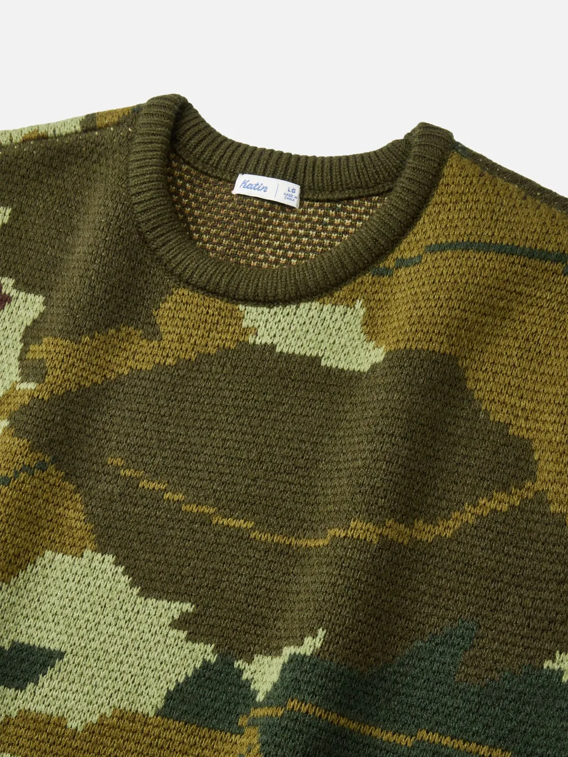 Katin Mitchell Pullover Camo-Strick Classic Fit
