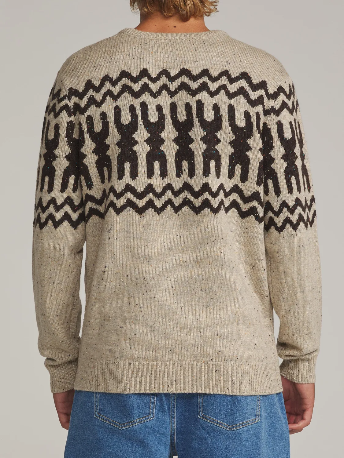 Katin Thompson Strickpullover mit Kapa-Muster