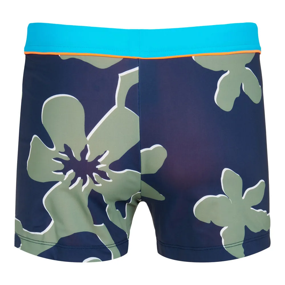 Ramatuelle Hawaii Schwimmhose eng Blumen-Print
