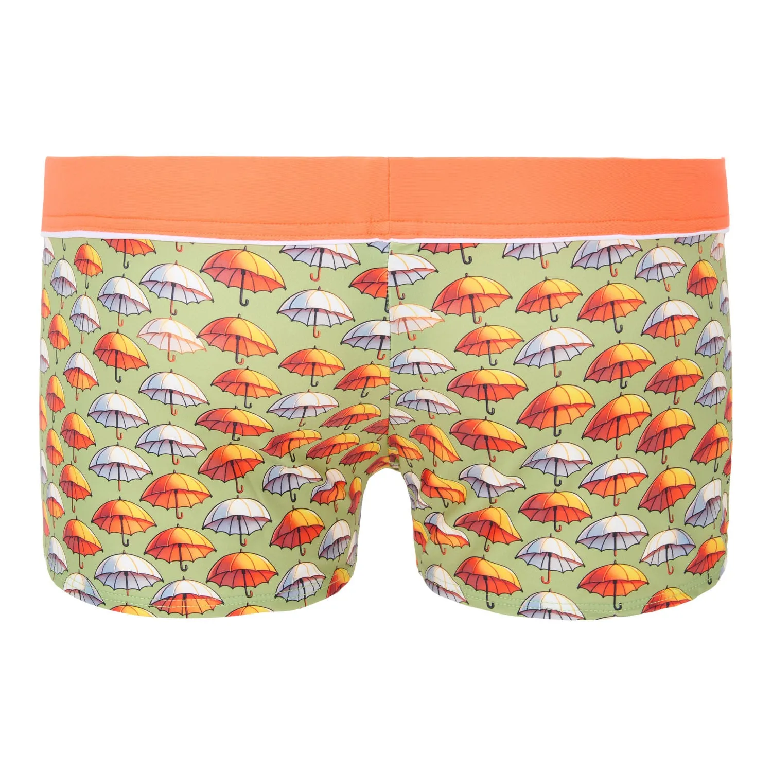 Ramatuelle Frazer Herren Badeshorts Square-Cut Schirm-Print