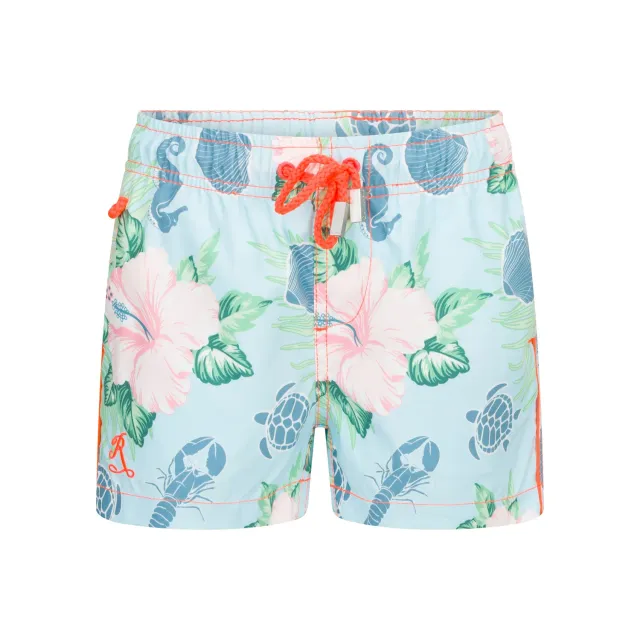 Ramatuelle Fiji Badeshorts Kinder Recycling Hawaiimuster