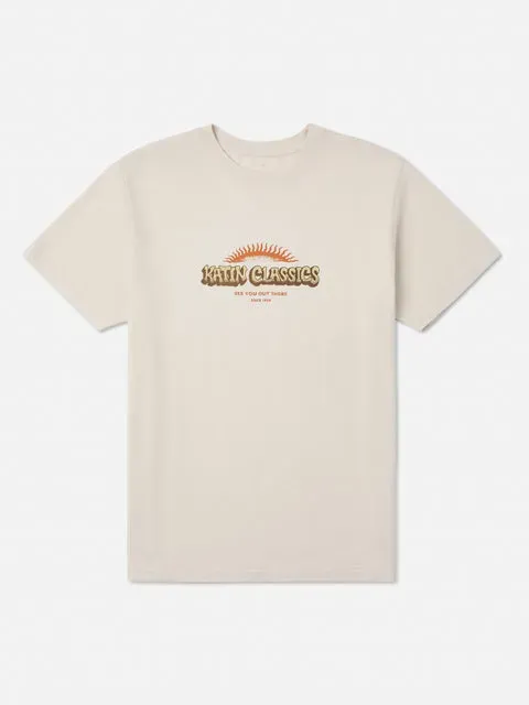 Katin Glow T-Shirt mit Vintage-Typografie