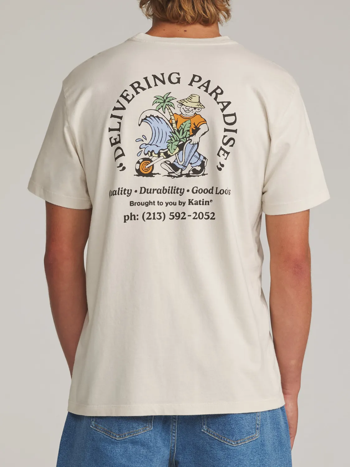 Katin Garden T-Shirt mit Paradies-Grafik