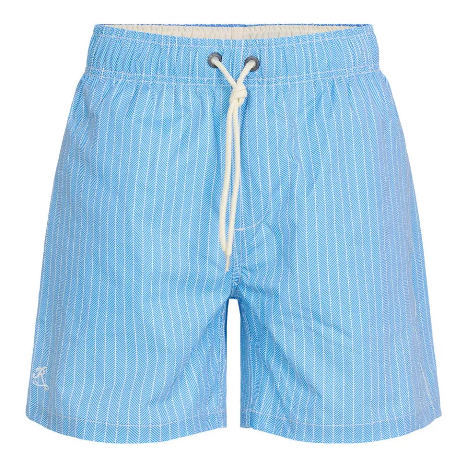 Ramatuelle Beachwear Faial Badeshorts classic Geometrie-Print