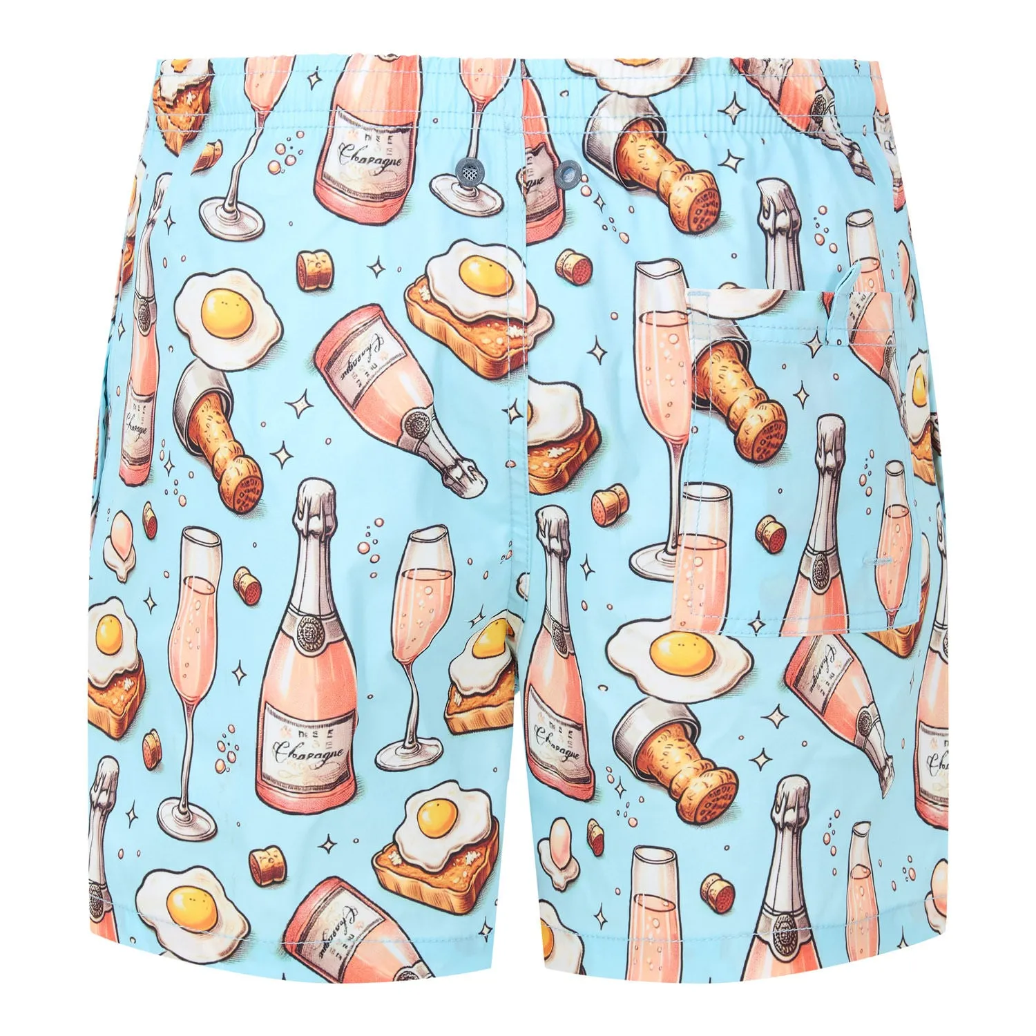 Ramatuelle Bubbles Badeshorts Herren kurz mit Print