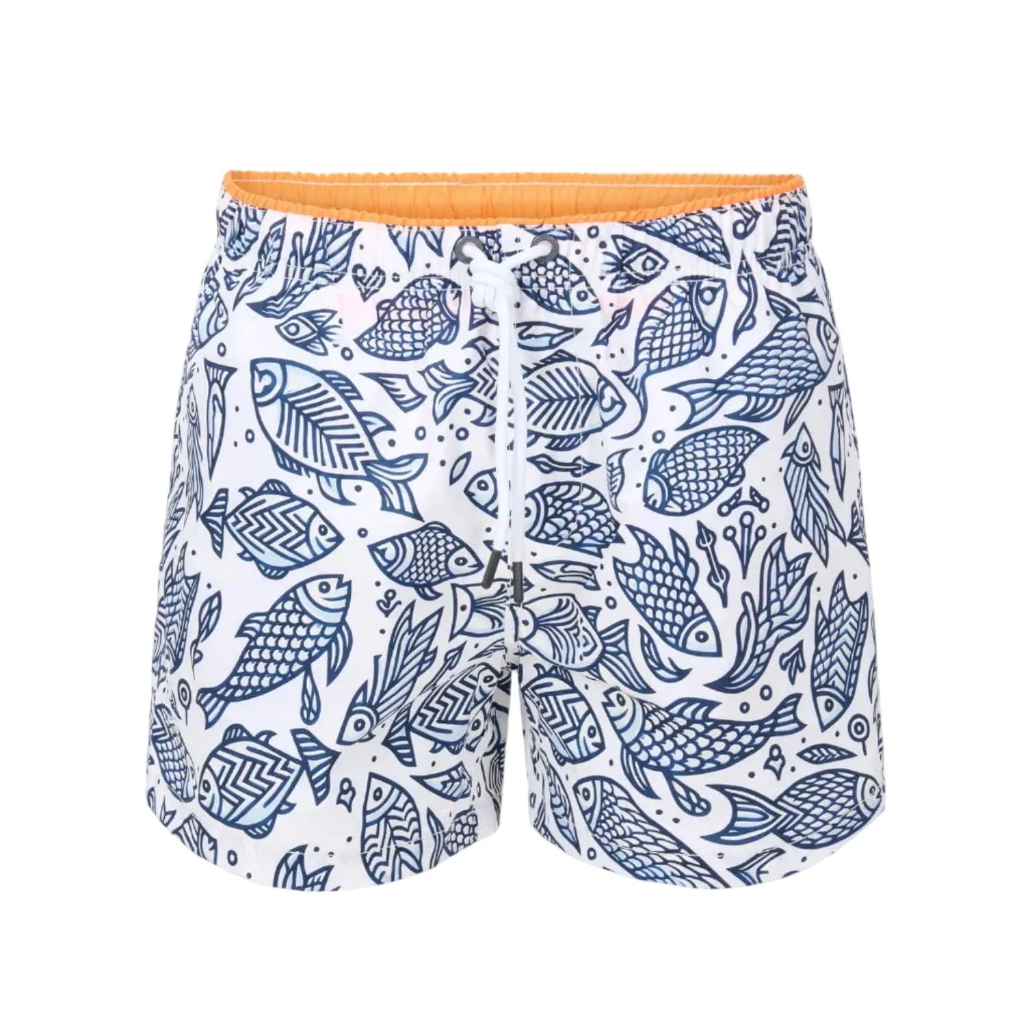 Ramatuelle Barbados Kinder Badeshorts recycelt Fischmotiv