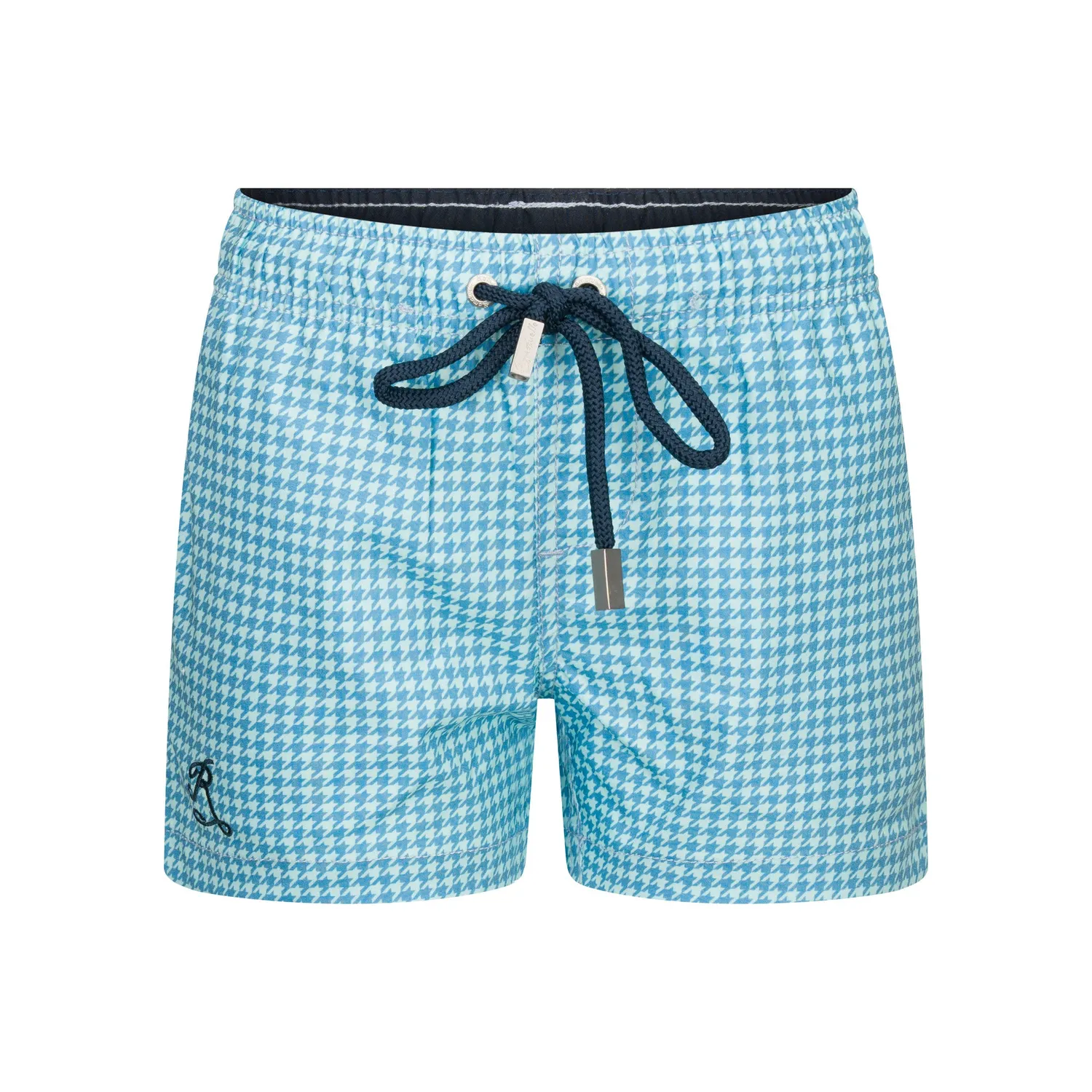 Ramatuelle Beachwear Pied de Poule Kinder Badeshorts Stretch