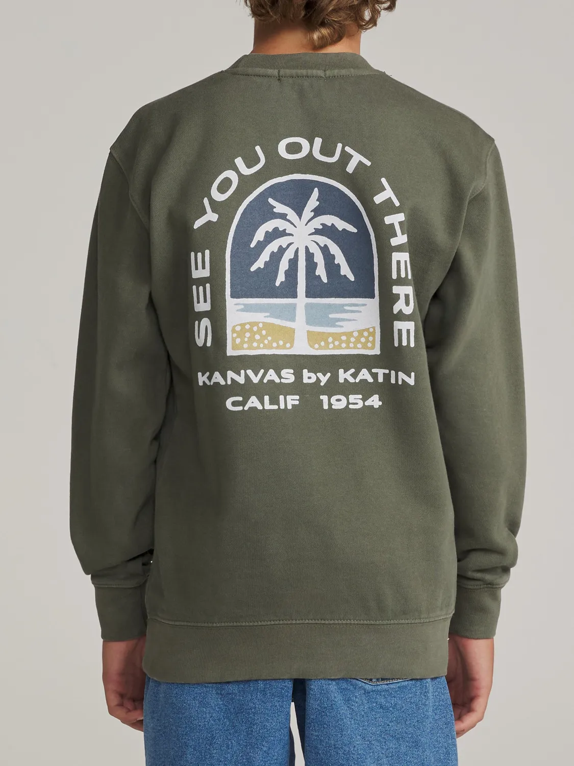 Katin Boys Passage Crew Sweatshirt Vintage-Print