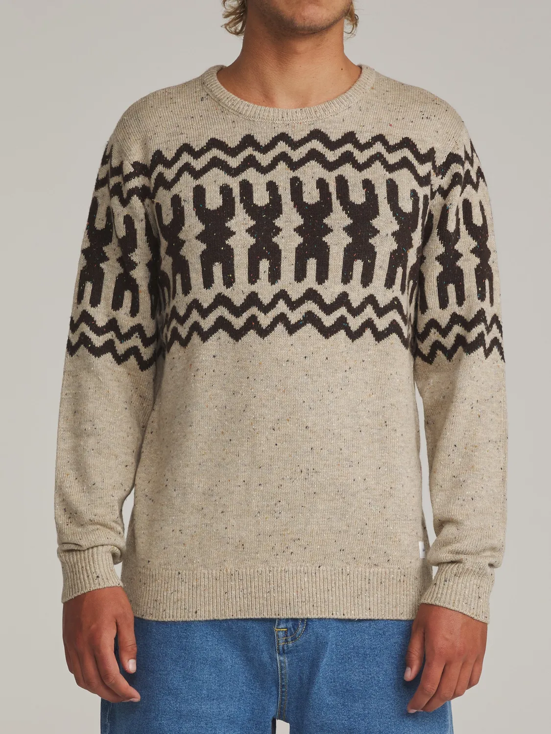 Katin Thompson Strickpullover mit Kapa-Muster