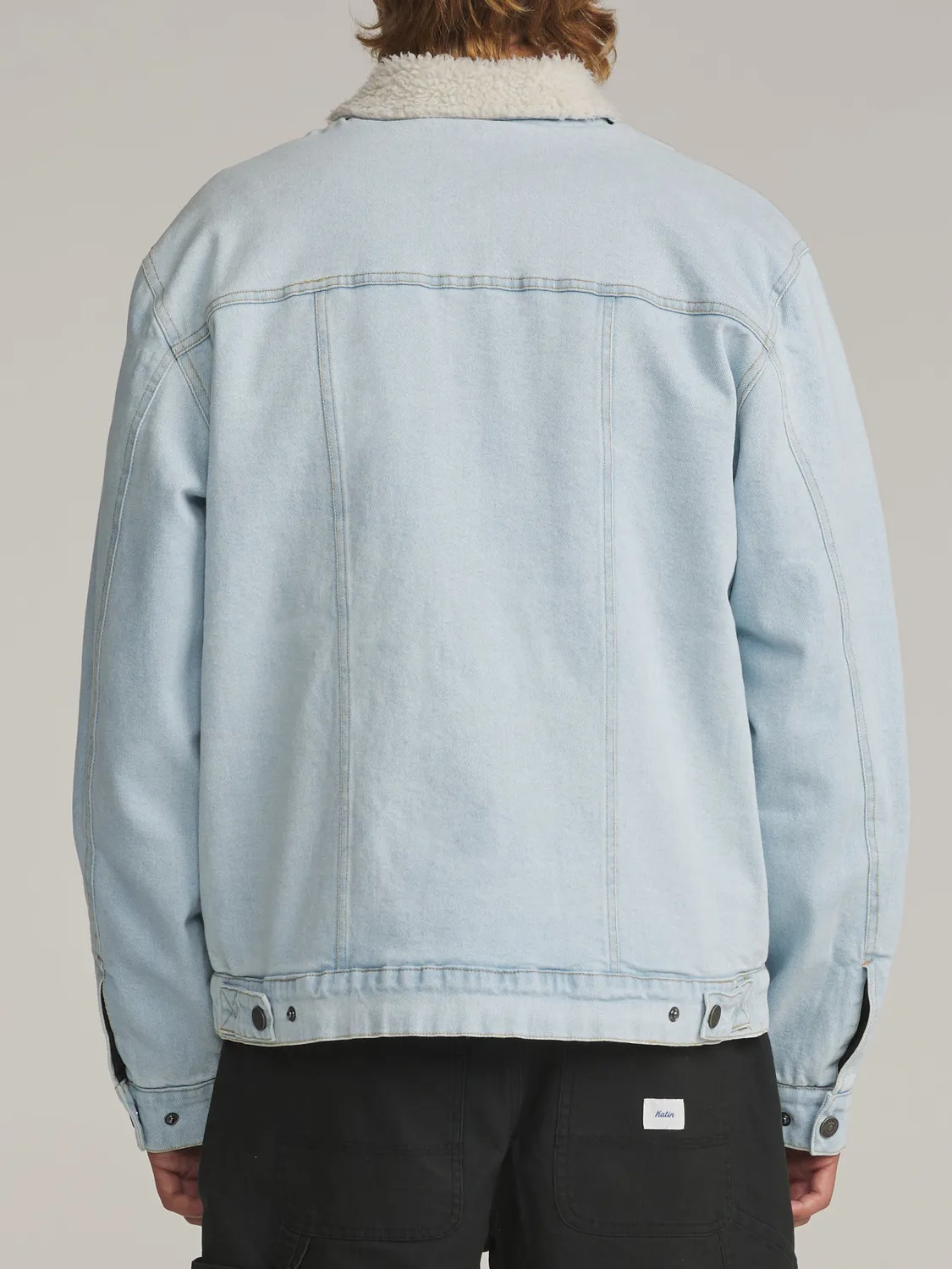 Katin Harris Denim Jacket mit Sherpa-Futter