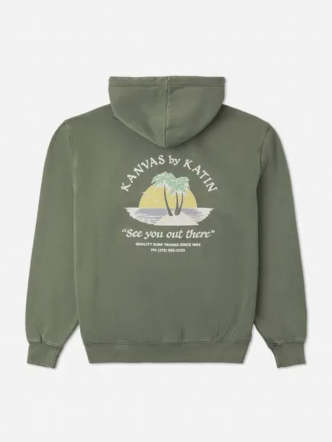Katin Salina Hood Hoodie mit Küstenmotiv und Typografie