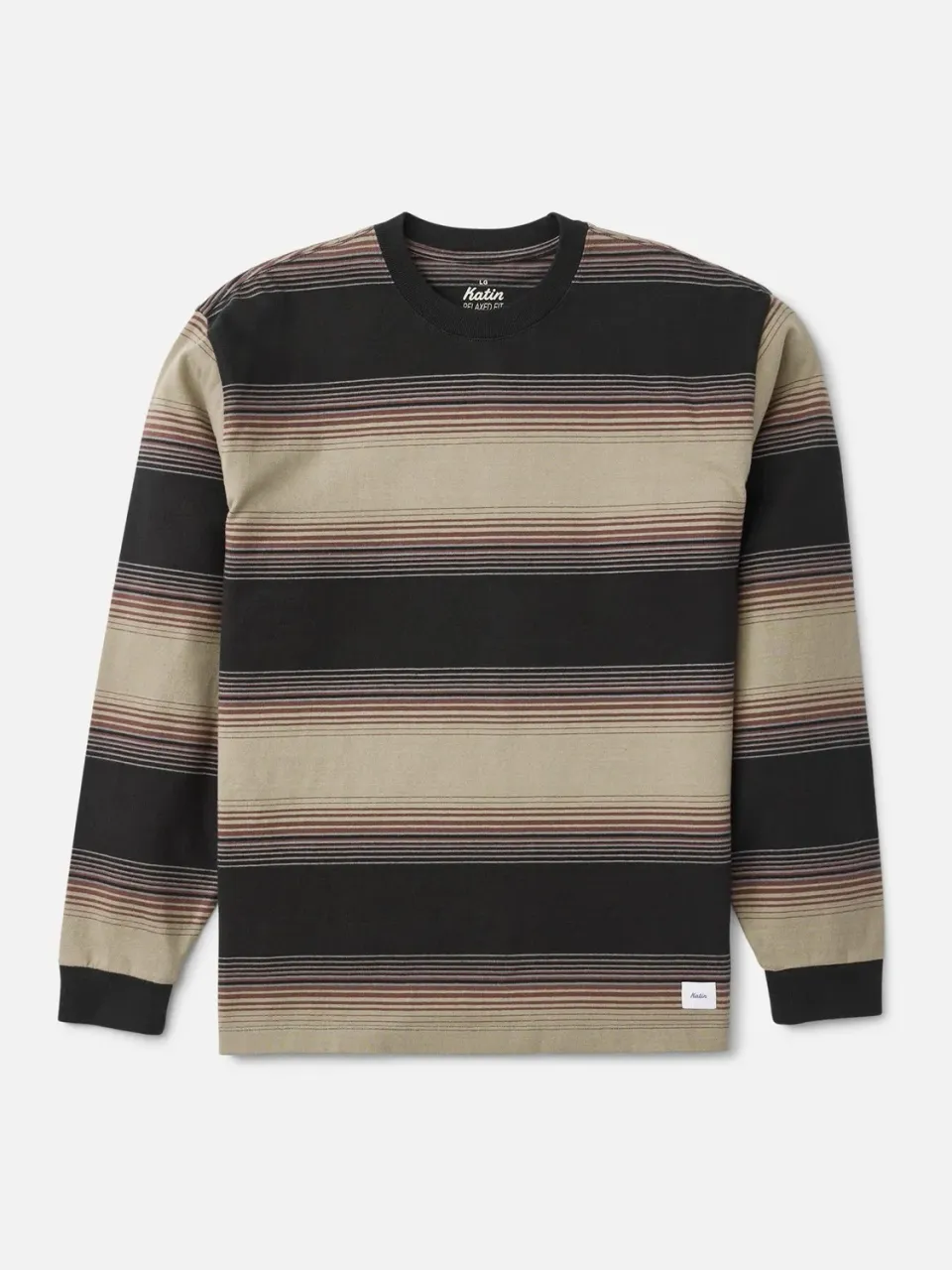 Katin Sunset Box Fit Longsleeve gestreift aus Jersey