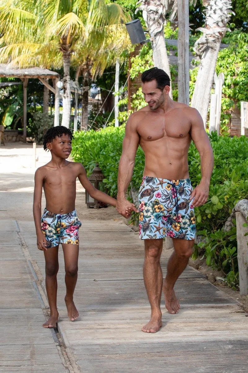 Ramatuelle Lanai Classic Badeshorts Tierprint