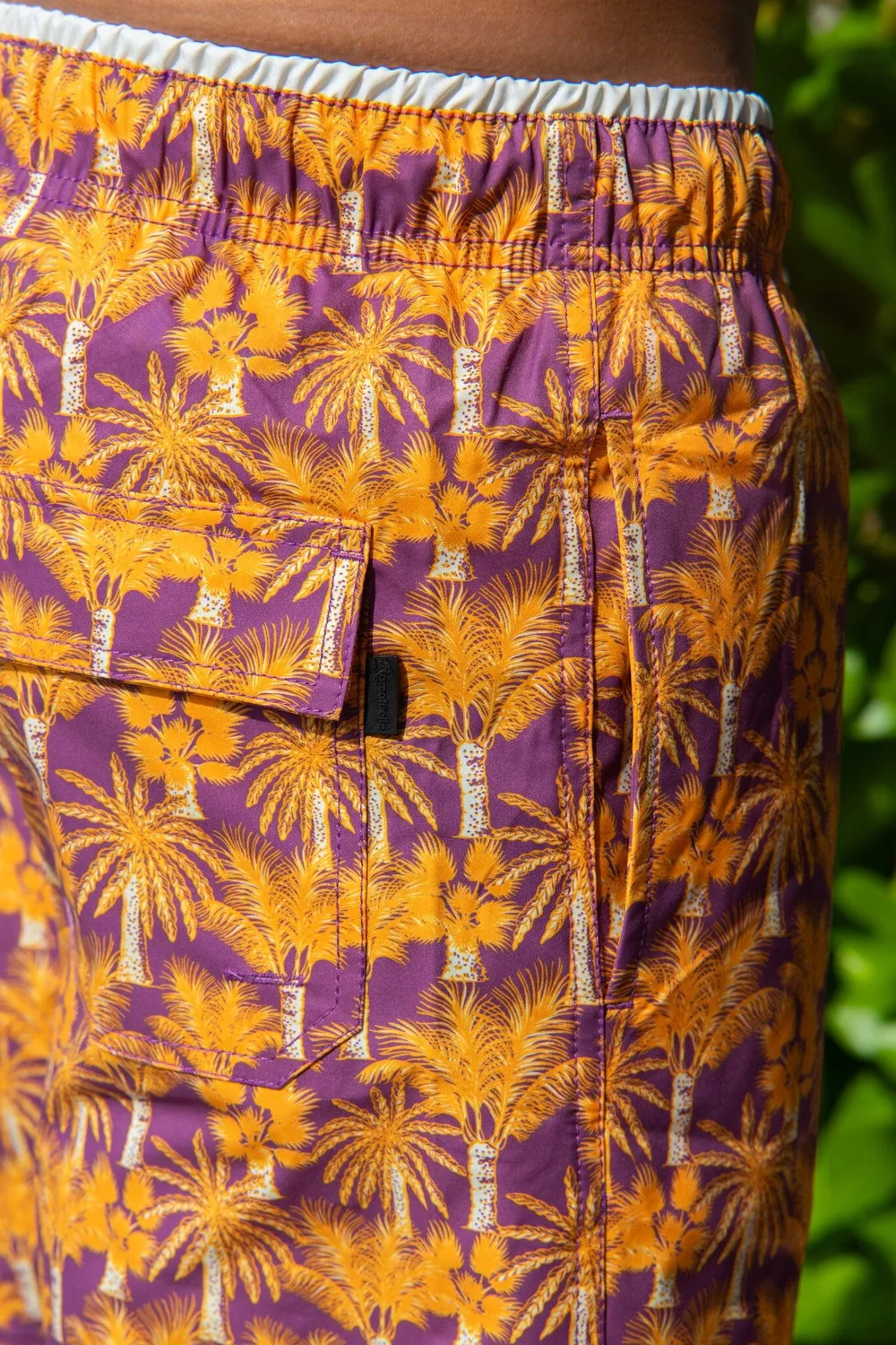 Ramatuelle Palmyra Badeshorts Palmen-Print recycelt