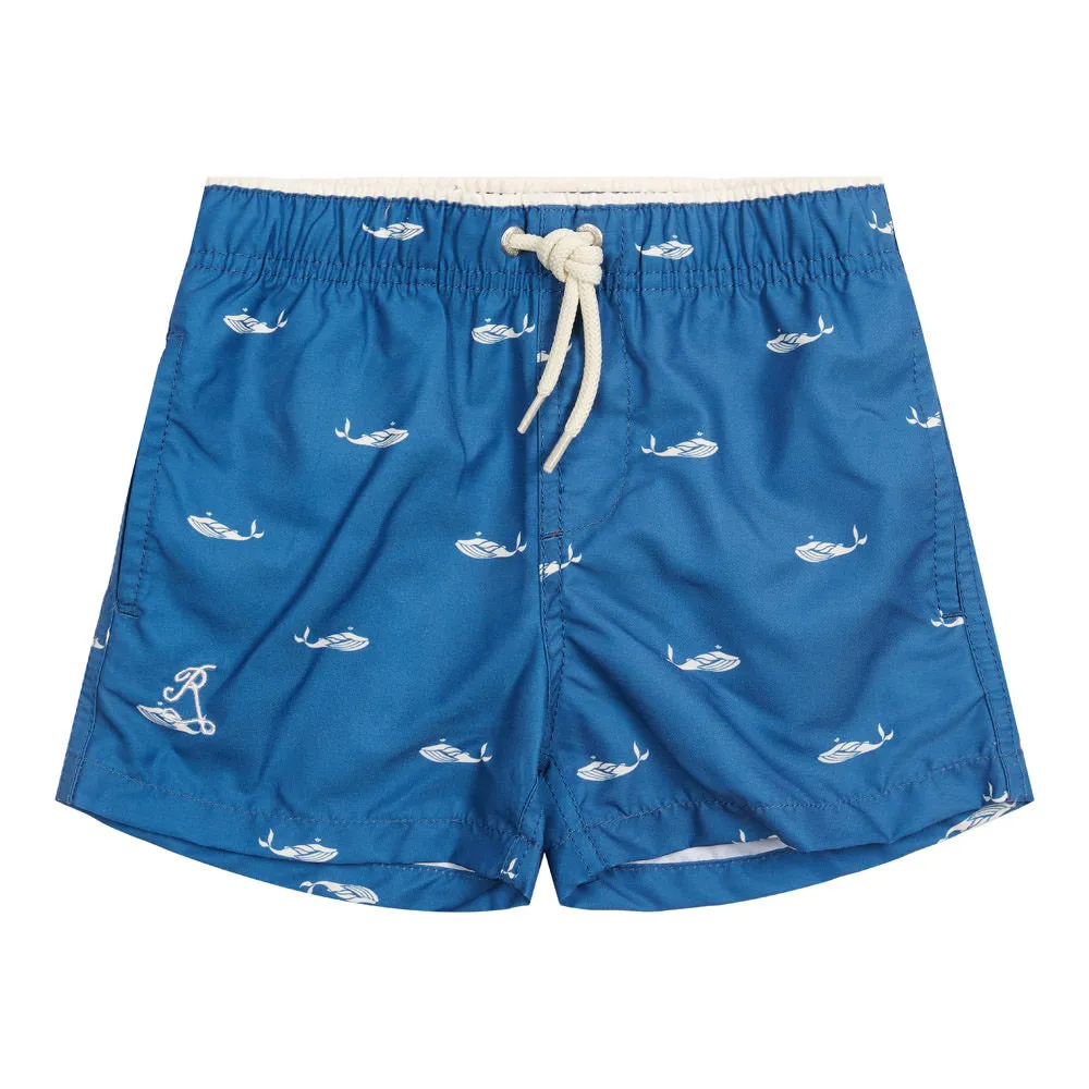 Ramatuelle Pico Badeshorts Kinder Wal-Motiv