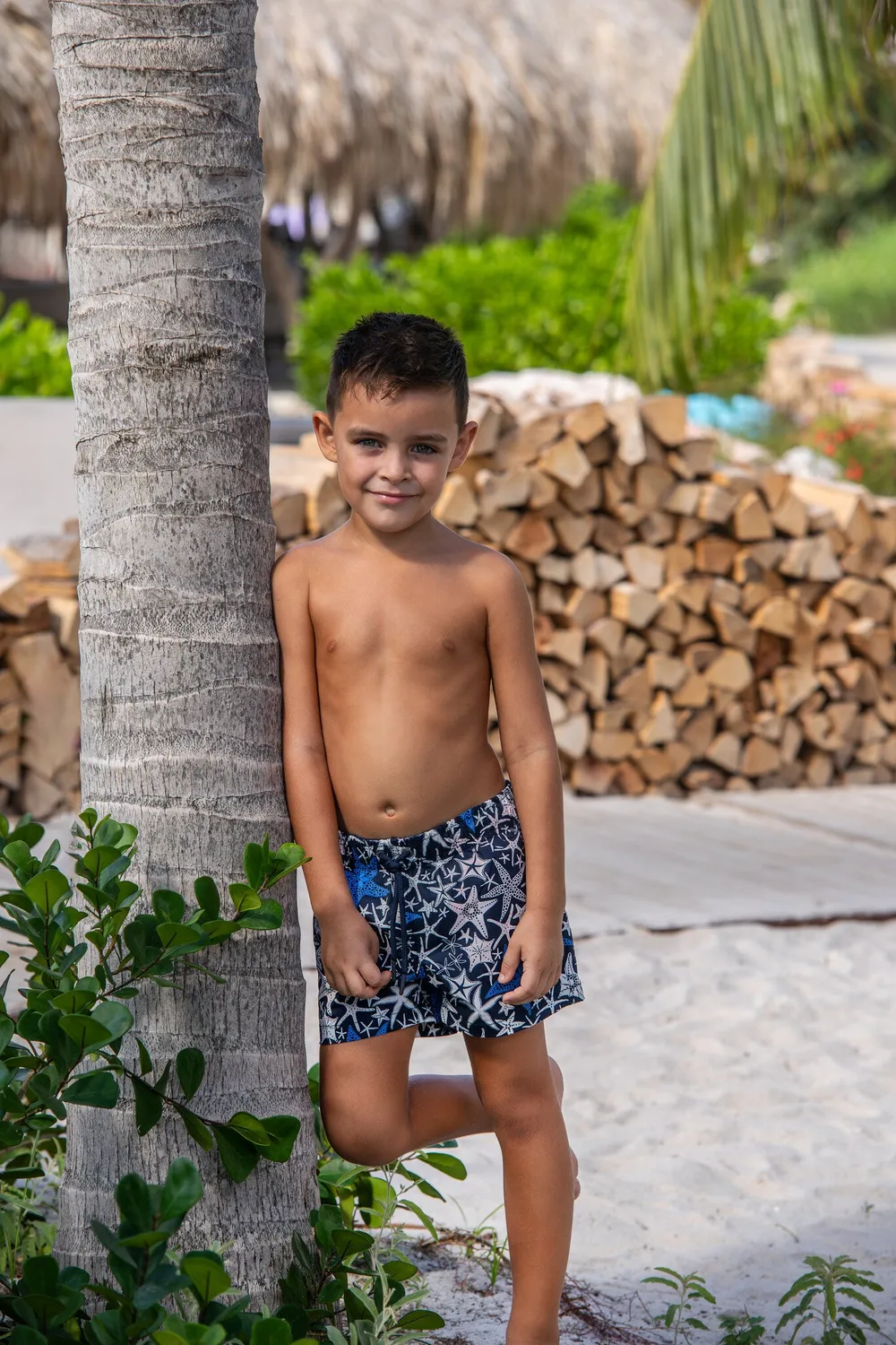 Ramatuelle Beachwear Saona Kinder Badeshorts Seestern