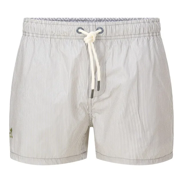 Ramatuelle Agape Herren Badeshorts kurz gestreift recycelt