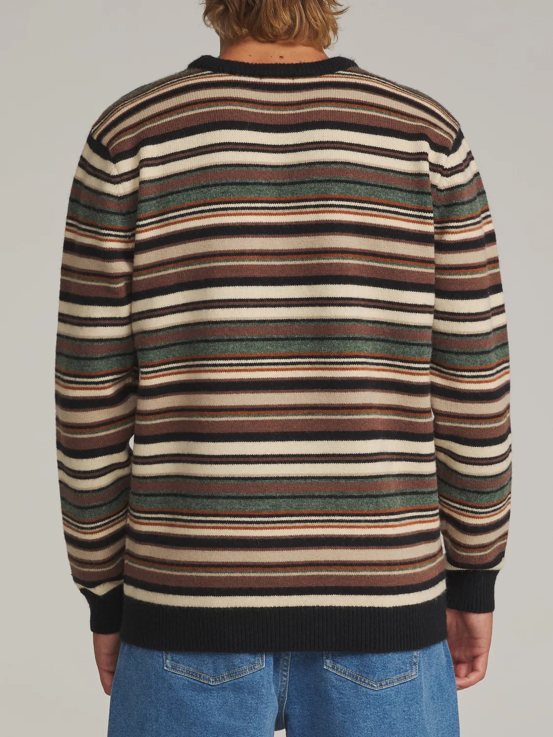 Katin Hitch Pullover Streifen Rundhals