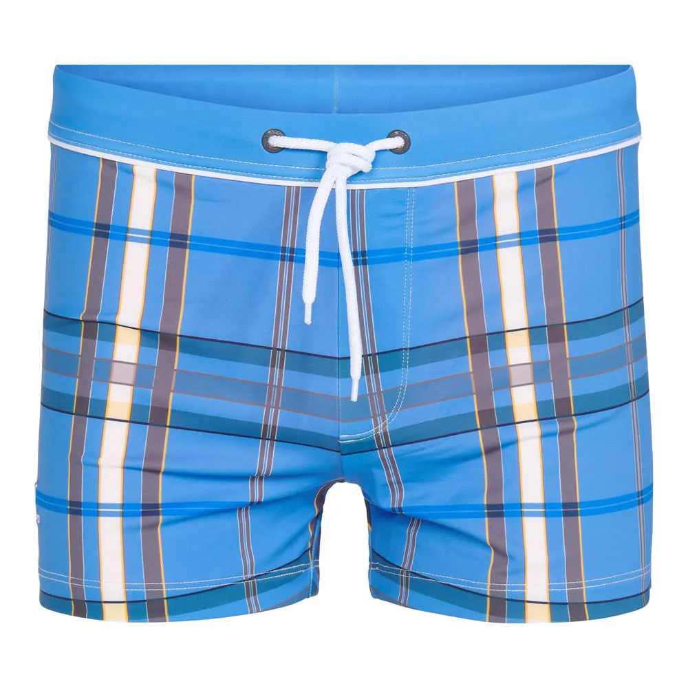 Ramatuelle Lankawi Herren Badeshorts eng kariert Stretch