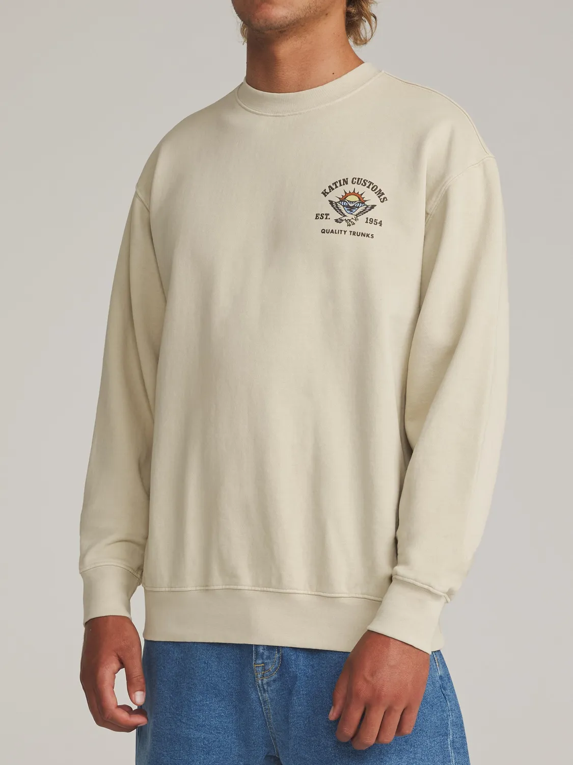 Katin Herman Crew Sweatshirt Grafik-Print