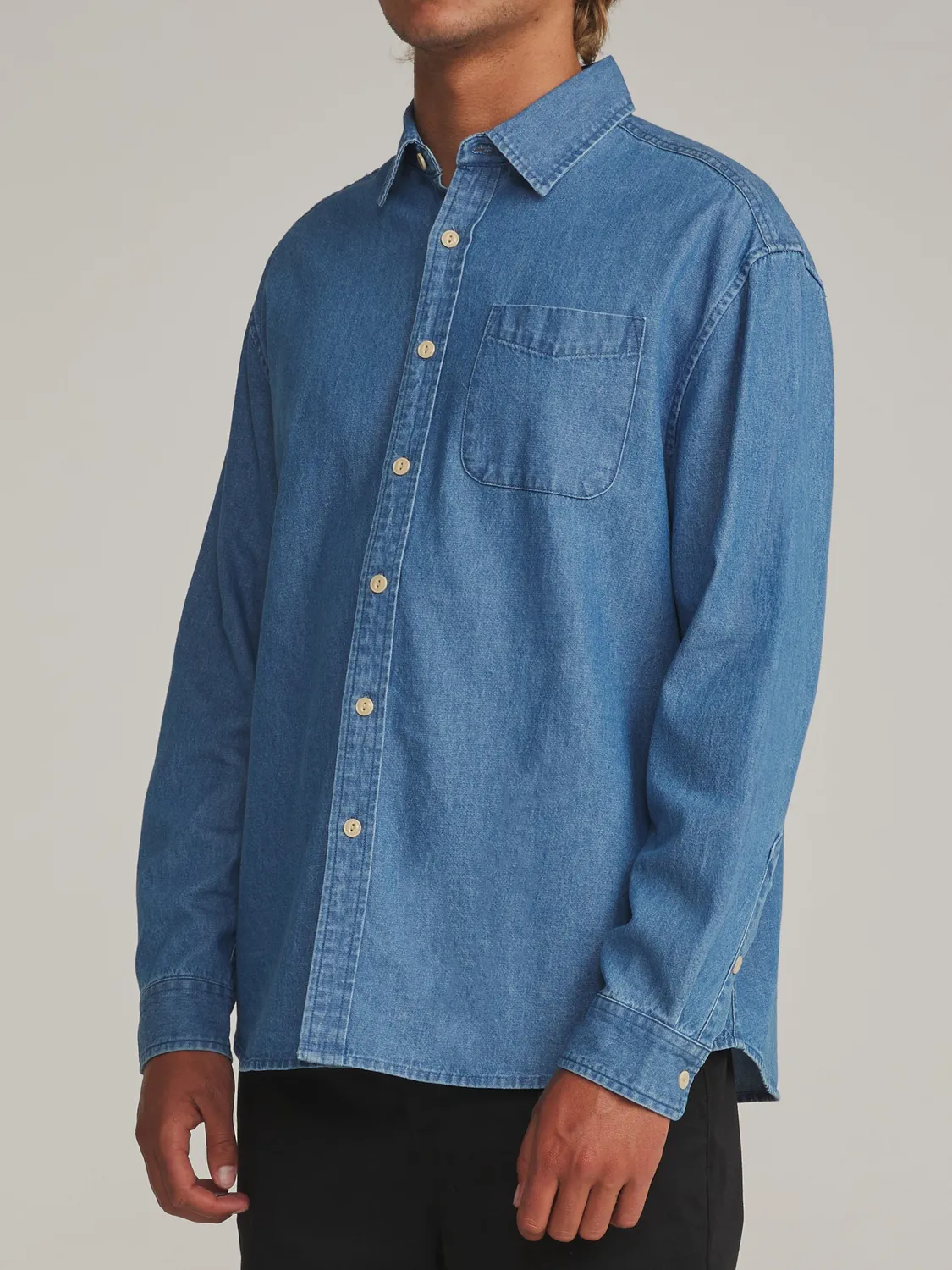 Katin Henry Denim Shirt Jeanshemd