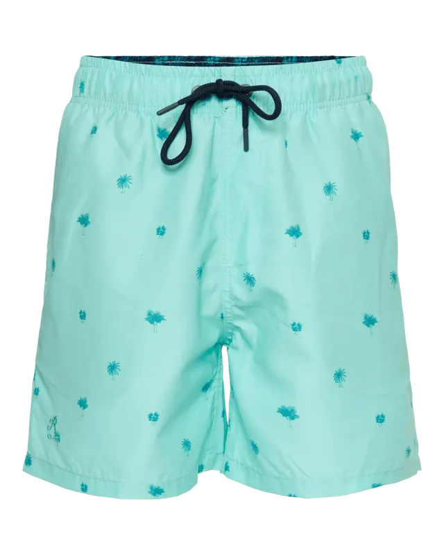 Ramatuelle Beachwear Palm Classic Herren Badeshorts Palmenprint