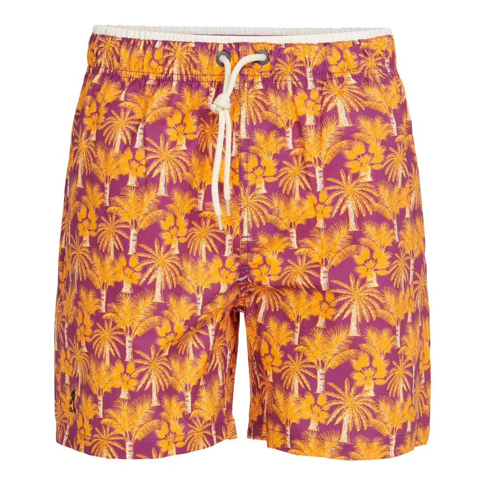 Ramatuelle Palmyra Badeshorts Palmen-Print recycelt
