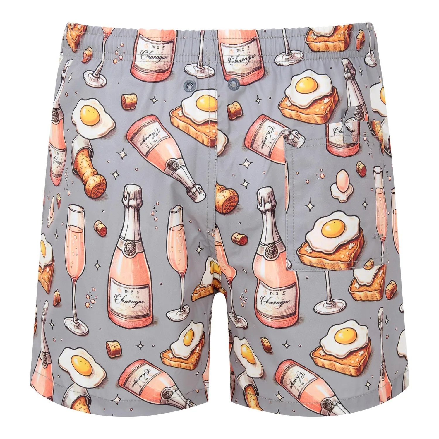 Ramatuelle Bubbles Badeshorts Herren kurz mit Print