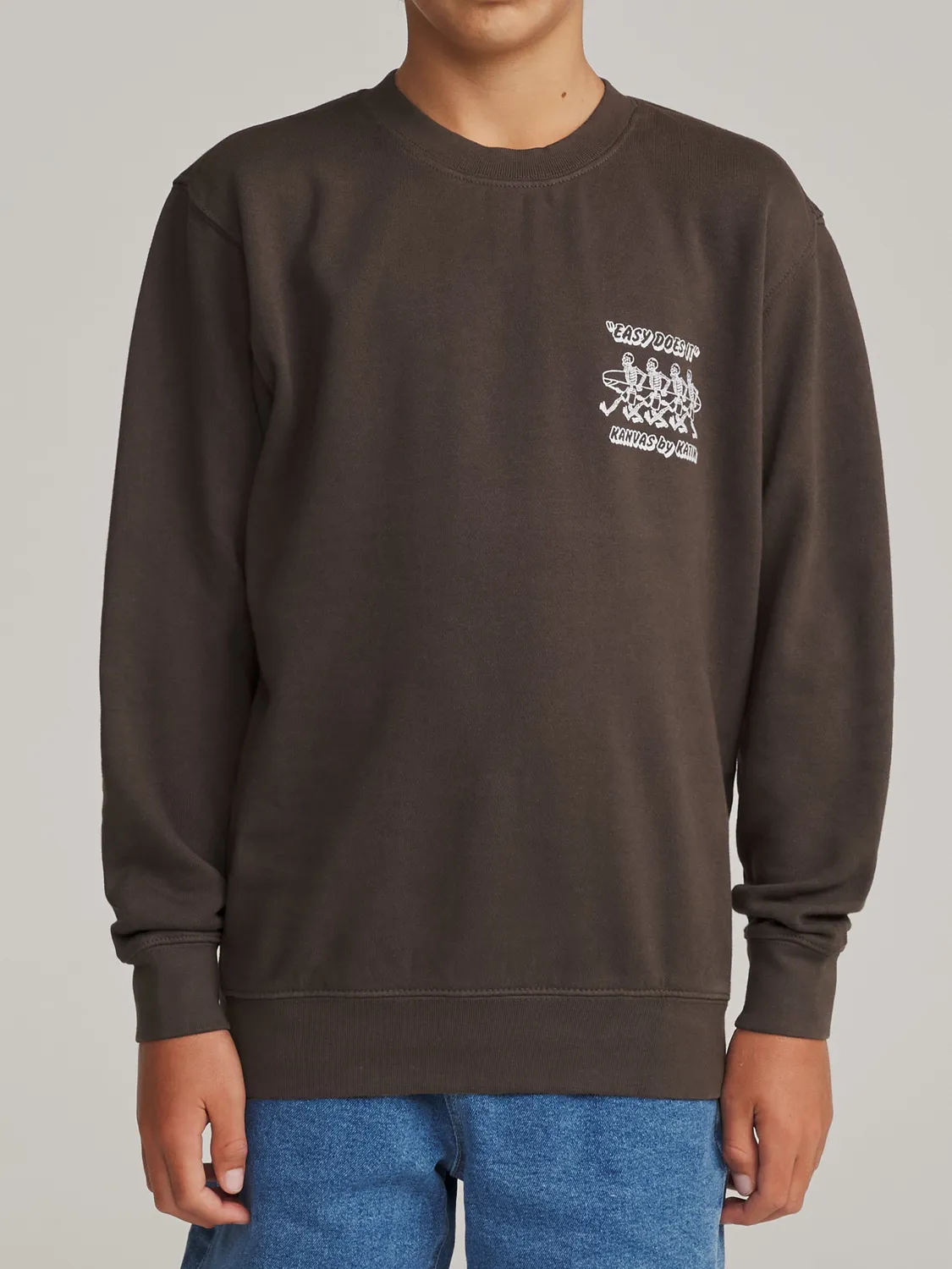 Katin Boys Bones Crew Sweatshirt mit Surf-Print