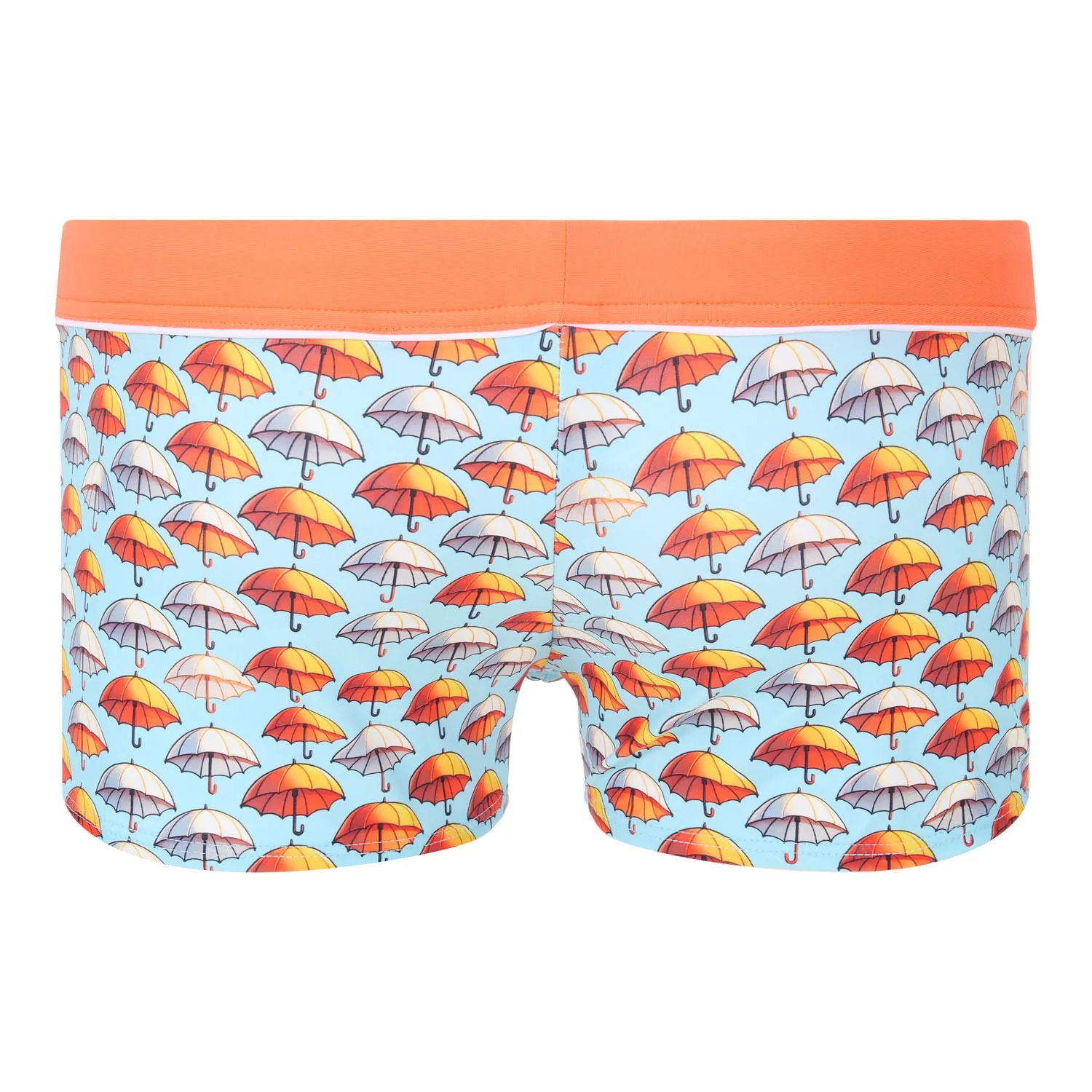 Ramatuelle Frazer Herren Badeshorts Square-Cut Schirm-Print