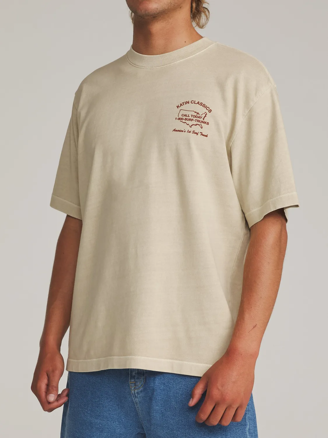 Katin States Box Fit T-Shirt Vintage-Grafik