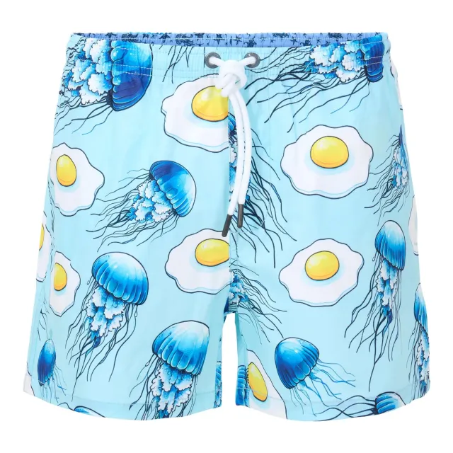 Ramatuelle Beachwear Ernie Bernie Boardshorts Quallen-Print