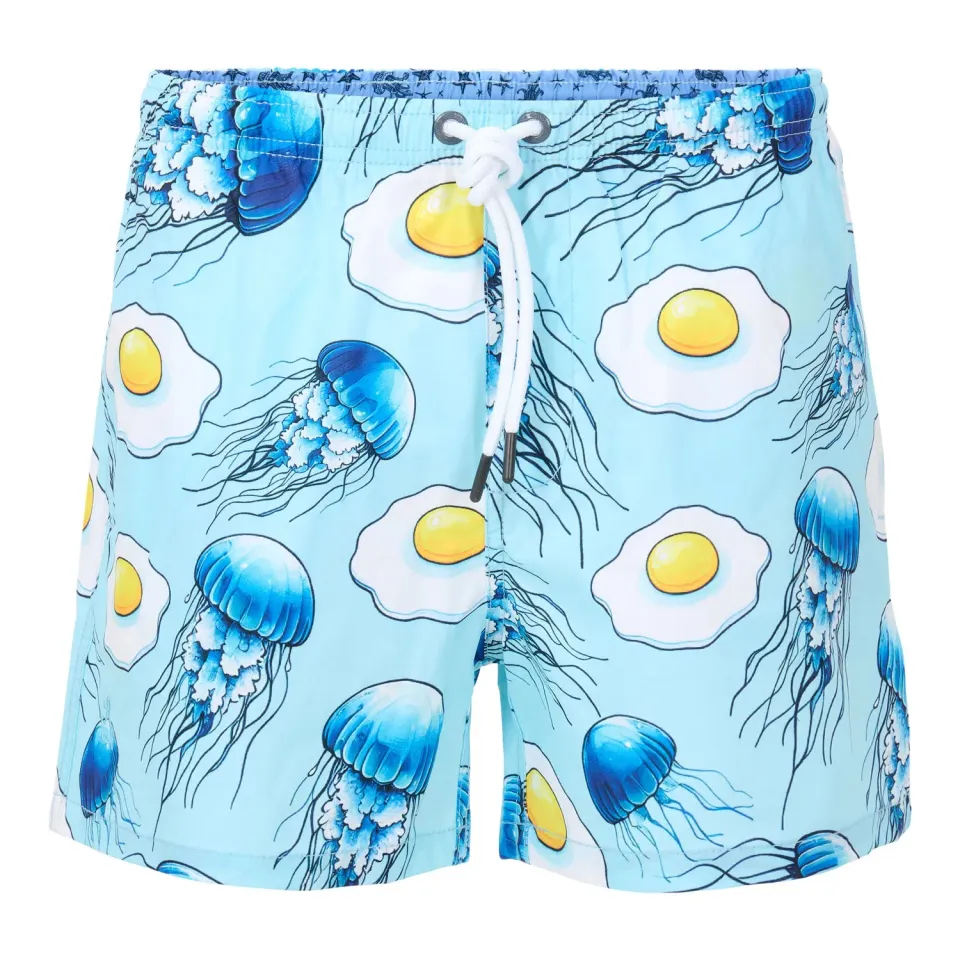 Ramatuelle Beachwear Ernie Bernie Boardshorts Quallen-Print