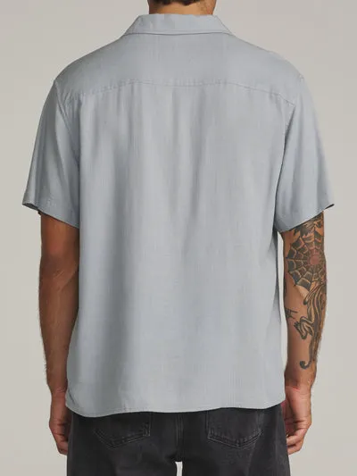 Katin Teller Shirt Hemd mit Camp-Kragen, Rayon-Leinen-Mix