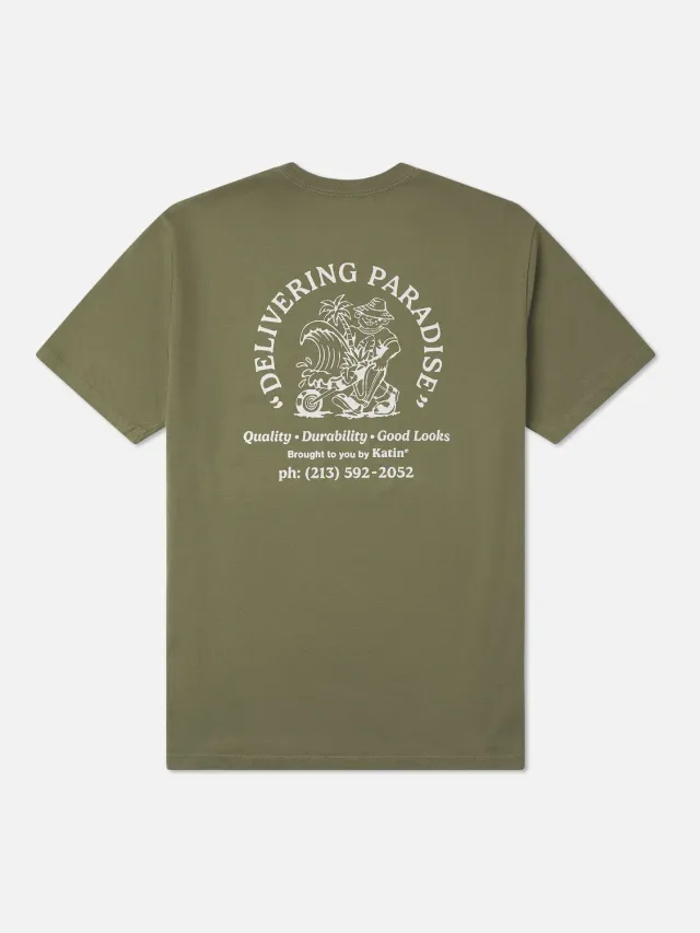 Katin Garden T-Shirt mit Paradies-Grafik