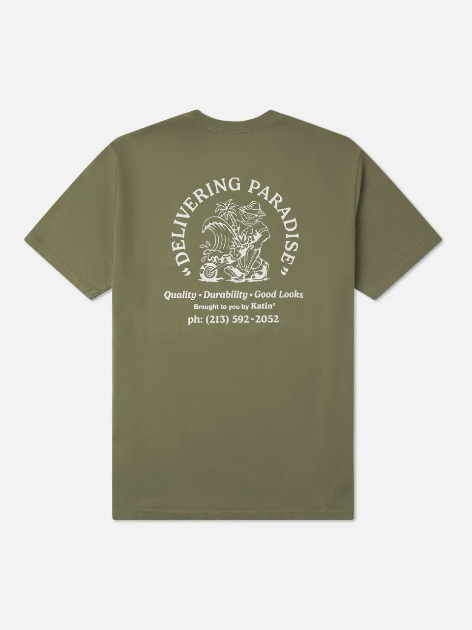 Katin Garden T-Shirt mit Paradies-Grafik