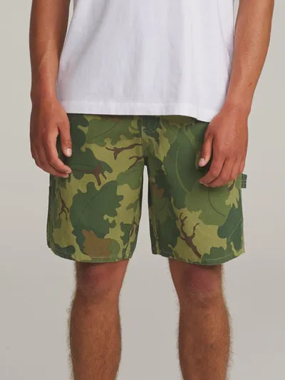 Katin Stanley Short Shorts aus Canvas mit Utility-Taschen