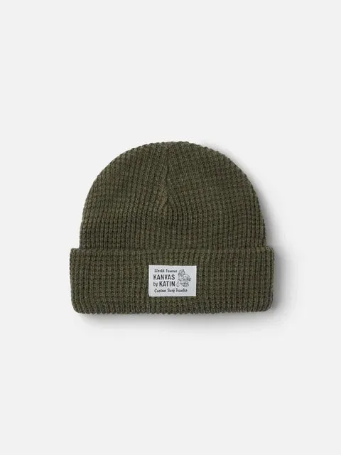 Katin Banner Beanie Mütze – Waffelstrick aus Acryl