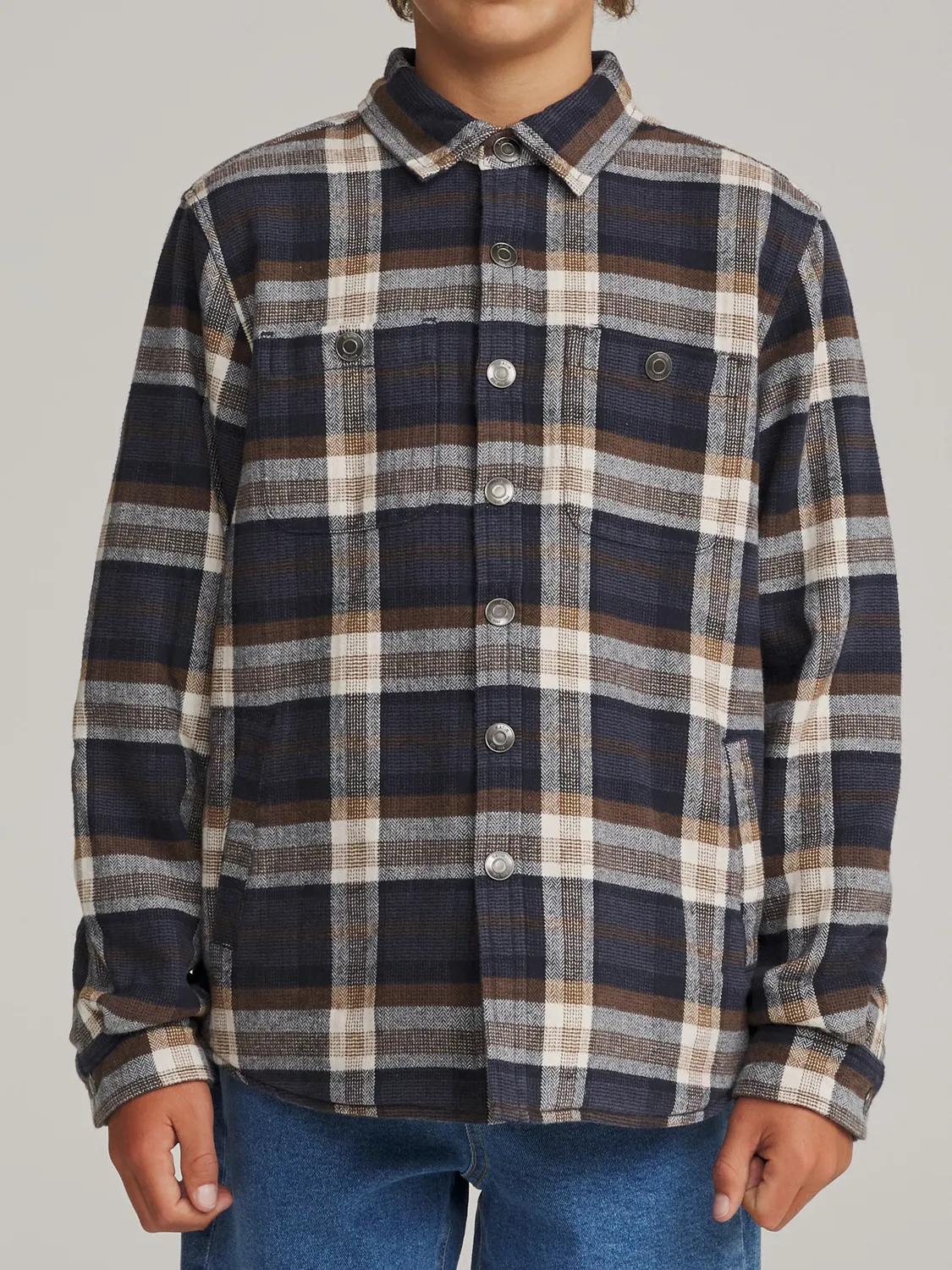 Katin Boys Harold Hemdjacke Karo Sherpa-Futter