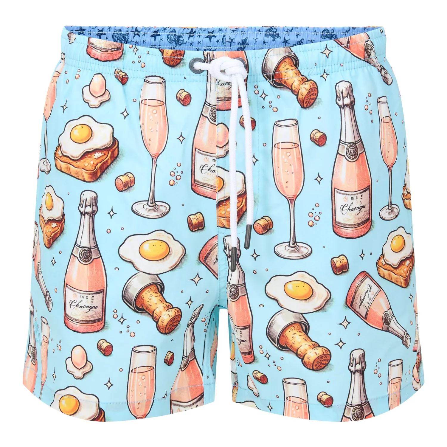 Ramatuelle Bubbles Badeshorts Herren kurz mit Print