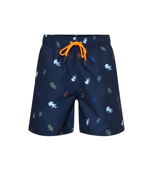 Ramatuelle Jelly Fish Kinder Badehose Meer-Print