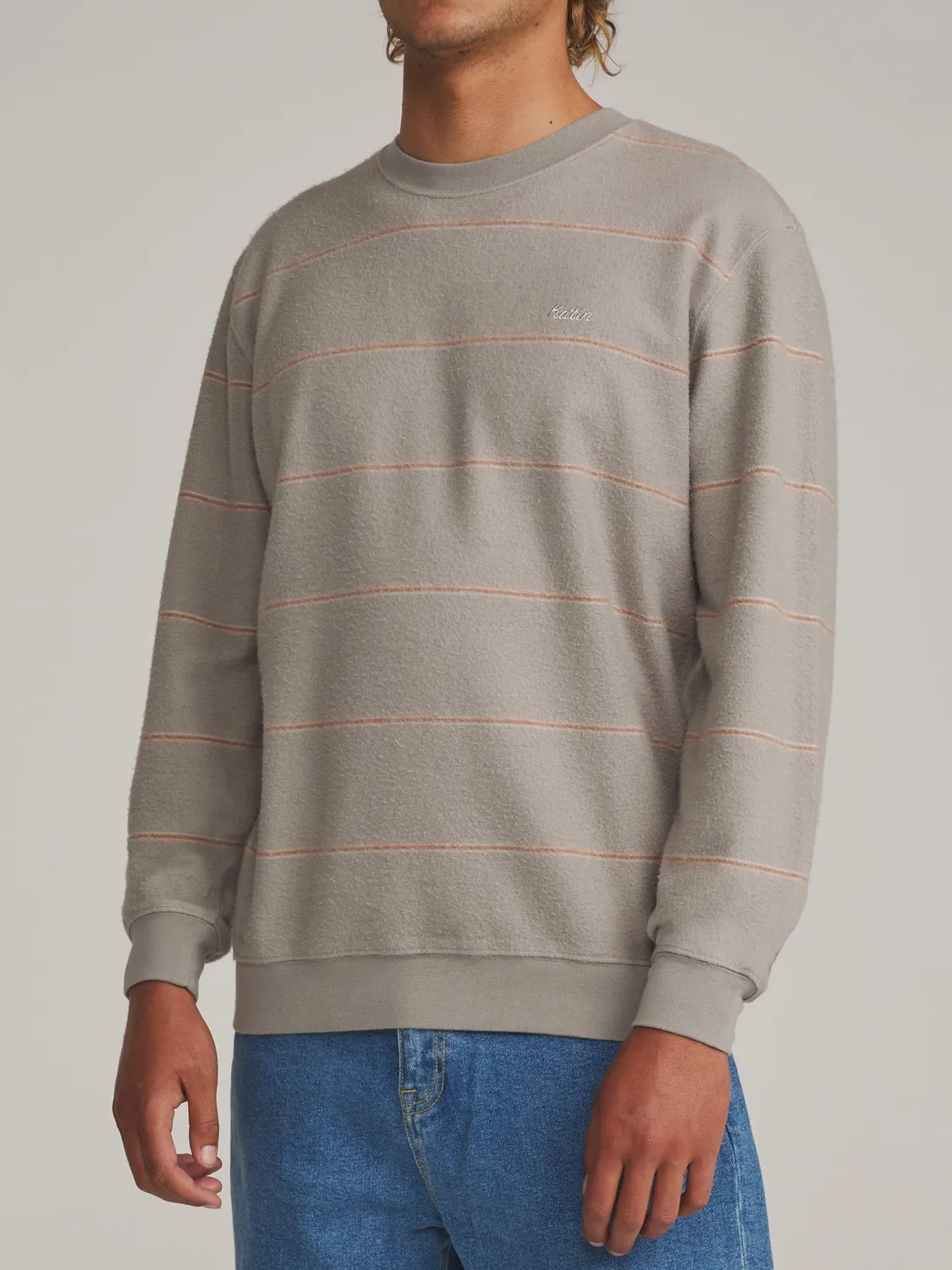 Katin Parks Crew Sweatshirt Reverse-Fleece Streifen