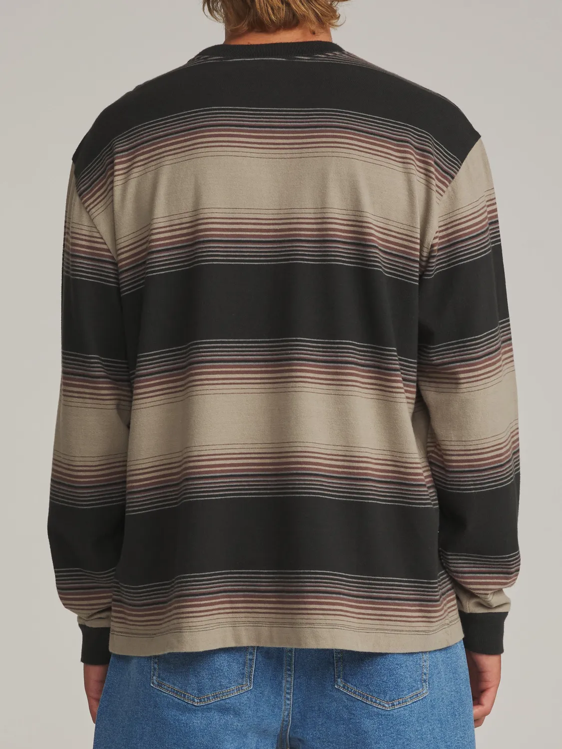 Katin Sunset Box Fit Longsleeve gestreift aus Jersey