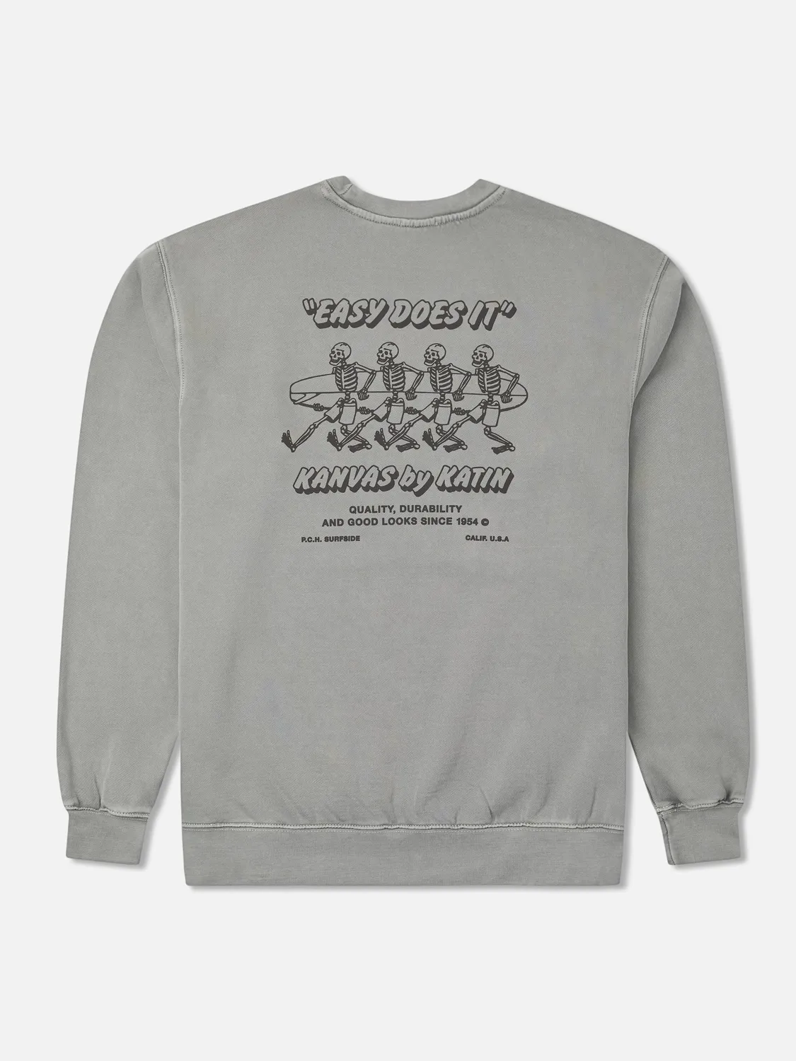 Katin Boys Bones Crew Sweatshirt mit Surf-Print