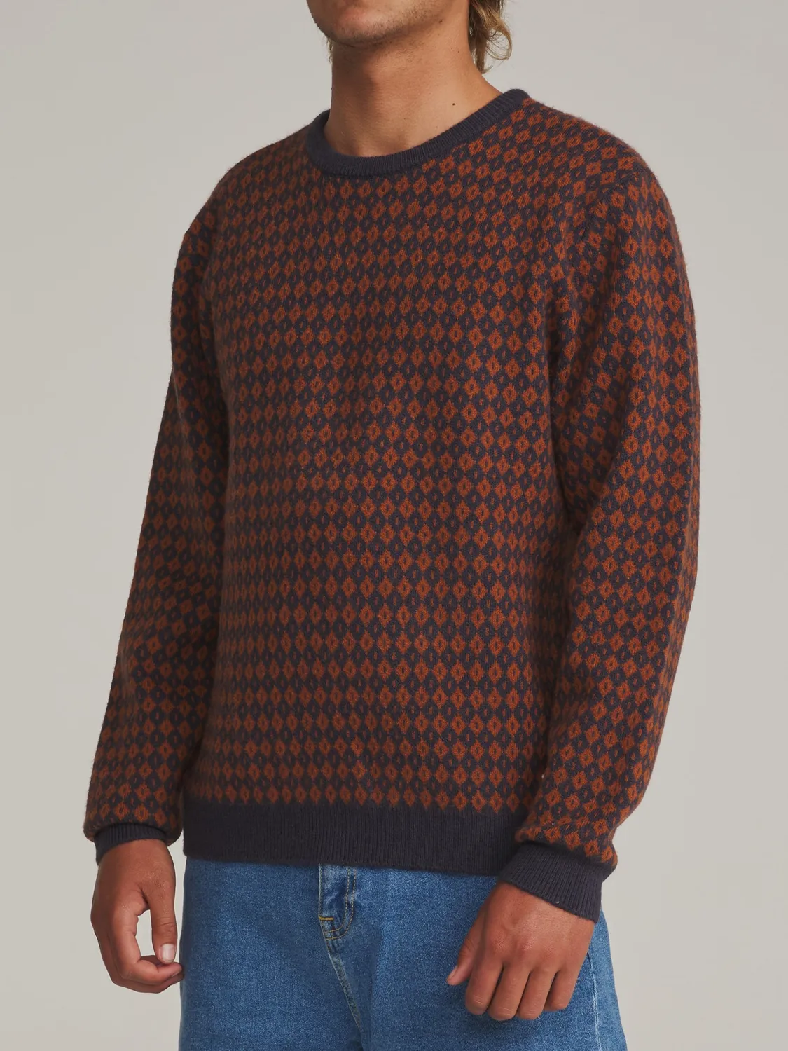 Katin Check Sweater Pullover mit Argyle-Muster