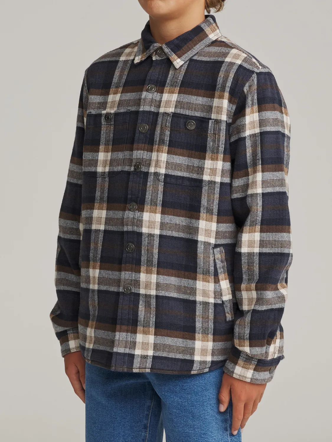 Katin Boys Harold Hemdjacke Karo Sherpa-Futter