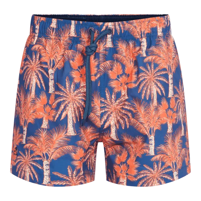 Ramatuelle Brehat Badeshorts kurz Palm-Print
